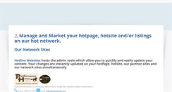 Desktop Screenshot of hotlinewebsites.com